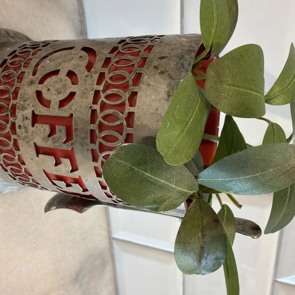 Coffee Container‎ with Side Spoon Made In England Perfect Planter No Lid ES004